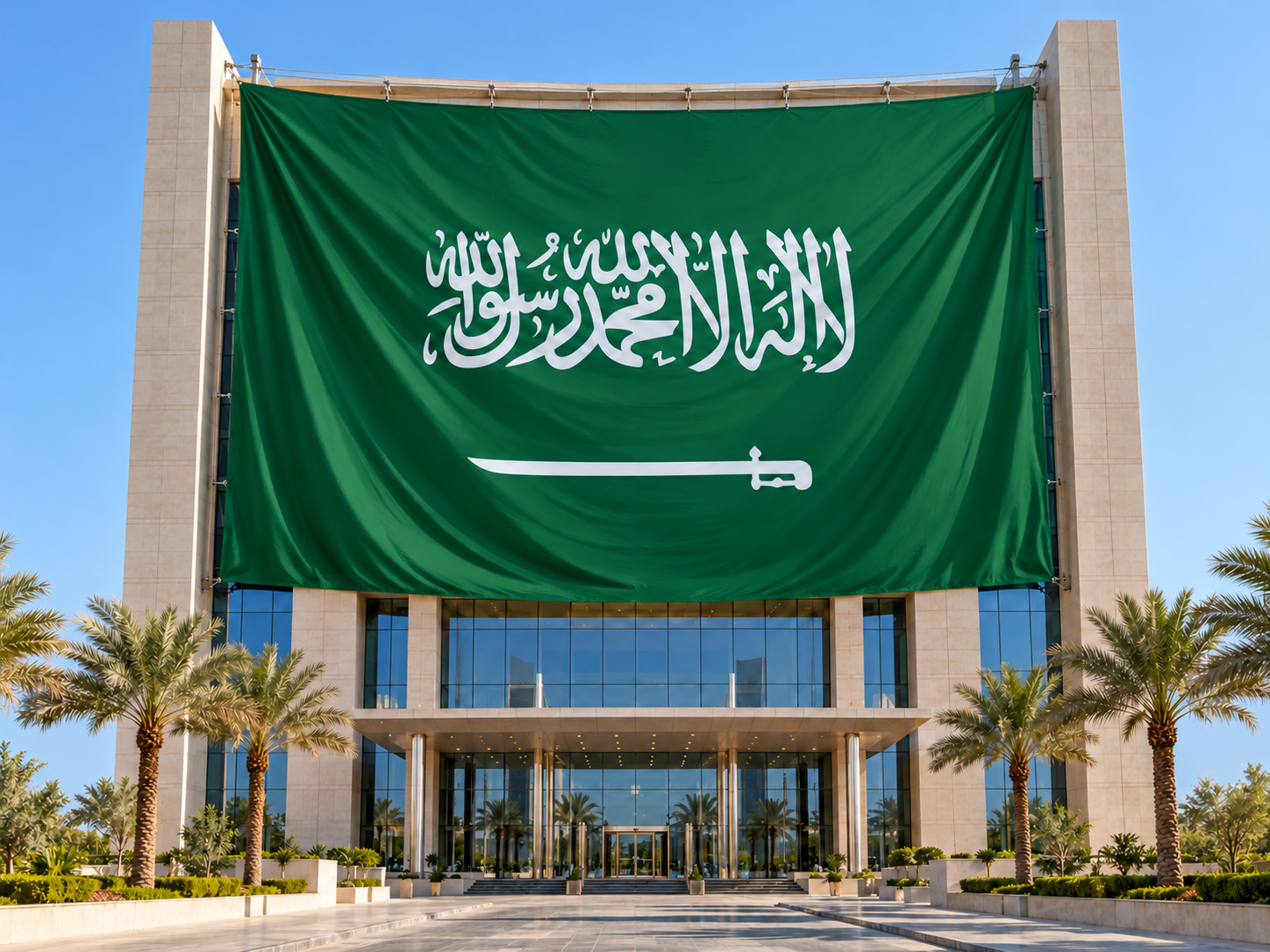 Giant Building Flags